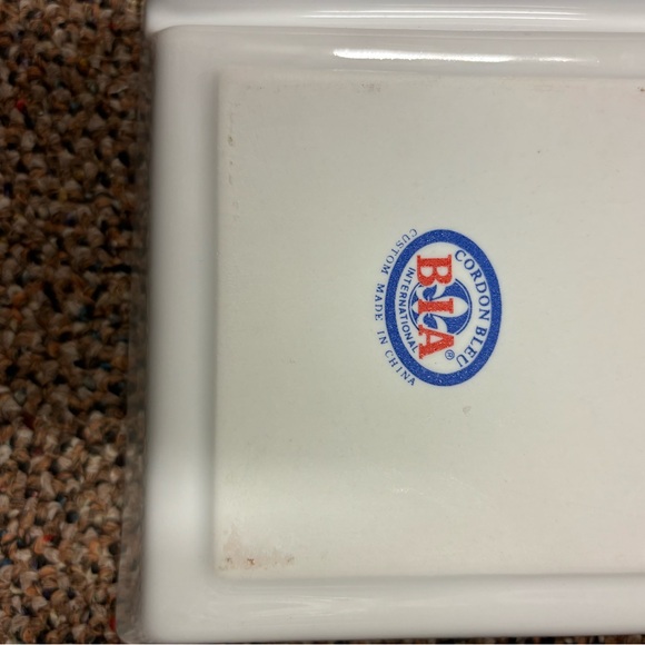 Christmas Holiday Reindeer 4 Section Plate Dish by BIA Cordon Bleu White - Picture 7 of 7